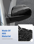Rearview Mirror Fully Caps Covers Compatible with 2007-2014 Chevy Silverado GMC Sierra Avalanche Tahoe Suburban Yukon Escalade ESV Left Right Side View Mirror Cover Caps, Carbon Fiber