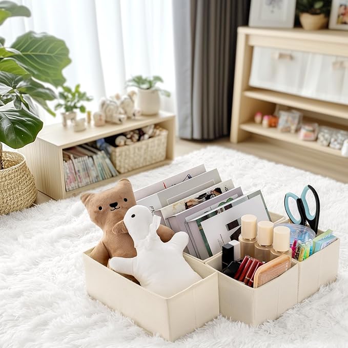 Criusia Drawer Organizer Clothes, 21 Pack Dresser Organizer for Baby Clothes, Underwear, Sock - Foldable Closet Organization 
