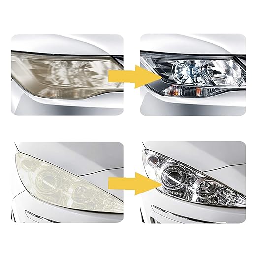 Auto Vehicle Headlight Restoration Kit, DIY Car Care Electric Repair Kit to Restore Oxidation Hazy Yellow Scratch for Headlig