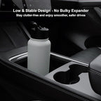 Gen 1 Cup Holder Insert for Tesla Model Y 2021–2024 & Model 3 2021–2023 ONLY – Center Console Organizer – Fits 26–32 oz Large