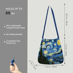 BeeGreen Reusable Grocery Shopping Bag -Travel Tote Bag - Foldable Compact Sturdy Bags