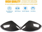 LLKUANG Car Rearview Mirror Cap Decoration Cover Compatible with Alfa Romeo Stelvio 2017-2024 Exterior Rearview Mirror Cover Cap (carbon fiber)