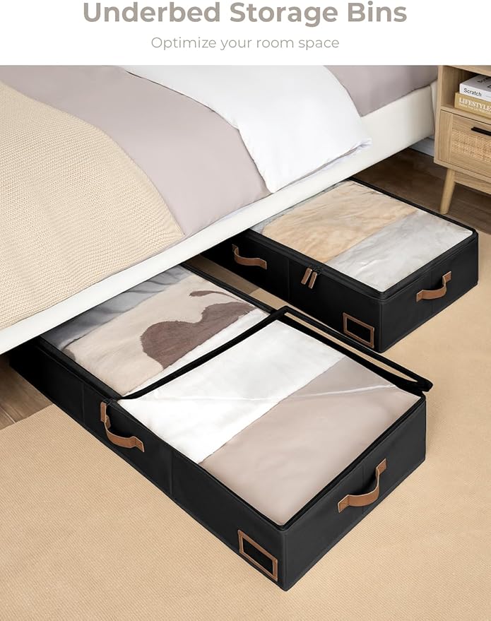 Underbed Storage Bins with Closet Storage Bins