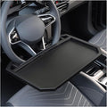 Steering Wheel Tray,Black Car Table Tray for Eating,Steering Wheel Desk for Laptop Food and Car Accessories,Fits Most Vehicles Steering Wheels