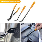 GOOACC 19Pcs Trim Removal Tool Set Panel Fastener Clips Removal Automotive Plastic Upholstery Pliers Removal Install Removal 