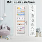 SLEEPING LAMB Over The Door Shoe Organizer for Closet, Kids Sneaker Storage for Hanging Shoe Rack for Door with Large Deep Po