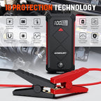 Acmount P100 Car Jump Starter, 5000A Peak Lithium Jump Starter Battery Pack for Up to 10.0L Gas or 8.0L Diesel Engine, Safe