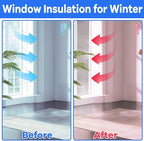 YoleShy Double Reflective Insulation RV Window Insulation for Summer Heat Reflective Window Film for Roof, Car, Garage Doors, 24 in X 10 FT