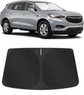 TINGLU Sun Shade for Buick Enclave 2018-2024 Accessories Windshield Sun Shade Window Shade UV Rays Protection Sun Visor Cover with Steering Wheel Sunshade Storage Bag