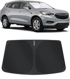 TINGLU Sun Shade for Buick Enclave 2018-2024 Accessories Windshield Sun Shade Window Shade UV Rays Protection Sun Visor Cover with Steering Wheel Sunshade Storage Bag
