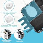 Toothbrush Holders Instant-Drying Organizer - Bathroom Countertop/Wall Mounted Electric Toothbrush Holder - Toothbrush Head T