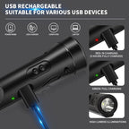 KnLnny Ware Automotive Escape Tool, Window Breaker,Seatbelt Cutter, Car Flashlight, 5 in1 Auto Tactical Gear, USB Charging, M