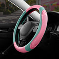Road Comforts Car Steering Wheel Cover - Microfiber Leather Steering Wheel Wrap Sports 14.5-15 Inch Steering Wheel Cover Non-