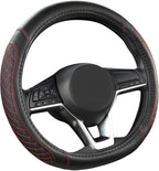 West Llama Flat Bottom Car Steering Wheel Cover for Nissan,D Shaped Steering Wheel Cover for Rogue,Altima,Kicks (Diamond Quil