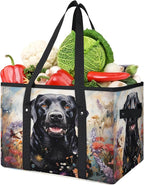 Reusable Grocery Bag Foldable Shopping Tote Bag with Handles Reusable Shopping Bags Large Kitchen Grocery Bags