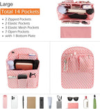 Surblue Backpack Organizer Insert Liner Hanging Travel Rucksack Purse and Handbag Insert Pocket, High-capacity Divider Foldab