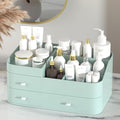 MIUOPUR Makeup Organizer for Vanity, Large Capacity Desk Organizer with Drawers for Cosmetics, Lipsticks, Jewelry, Nail Care,