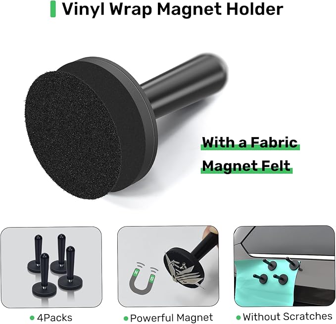 Zanch Vinyl Wrap Tool Kit,Complete Tools for Automotive Vinyl Wrap Film Installation - Professional 52pcs Full Set