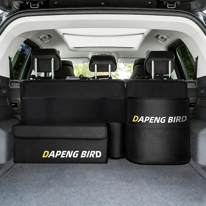 Deluxe Car Trunk Organizer For SUV, Backseat Hanging Large Storage With Collapsible And Multiple Pockets For Storage Car Trunk S