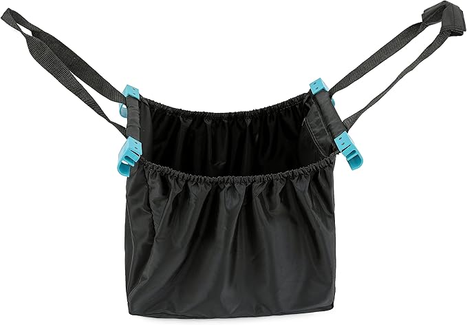 Handy Sandy 3-Pack Reusable Grocery Cart Bags – Foldable Shopping Organizers with Universal Cart Clips, PE Board Base