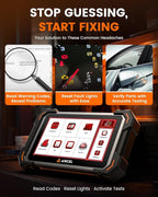ANCEL DS500BT Bidirectional Scan Tool, Full-System Automotive Diagnostic Scanner with 28+ Services, Injector Coding,