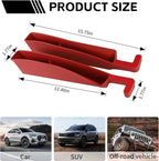 2PCS Car Seat Gap Filler Organizer, Multifunctional Seat Gap Storage Box for Phone Key, Stop Things from Dropping Between Seat and Console, Universal Interior Car Accessories (Red)