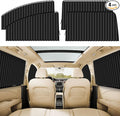 ZATOOTO Car Window Shades for Side Window 4 Pack Magnetic Car Curtains for Privacy Car Window Covers Blackout Blinds Upgrade to a Classy Ride for Camping Sleeping