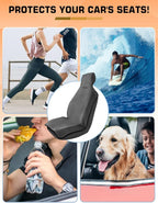 600g Ultra-Thick Waterproof Car Seat Cover Towel - Premium Heavy-Duty Terry Cloth Seat Protector for Gym, Beach, Athletes - U