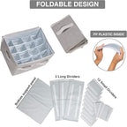 Moteph Shoe Organizer Closet Storage Solution with Clear Cover & Adjustable Dividers for Shoes, Handbags, Blankets, Linen, Cl