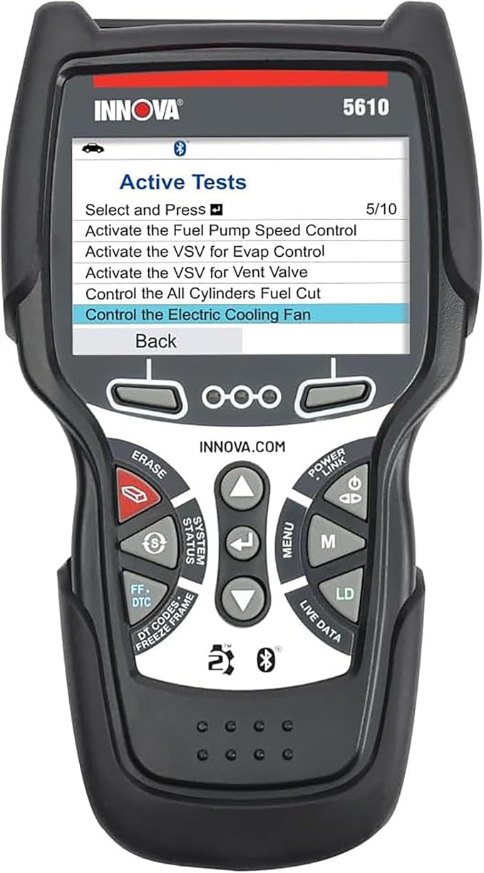 Innova 5610 OBD2 Bidirectional Scan Tool - Understand Your Vehicle, Pinpoint What's Wrong, and Complete Your Repairs with Less