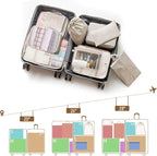 Packing Cubes for Travel-10 Set Luggage Organizer Bags for Family, Mesh Breathable Packing Cubes for Suitcases Durable Travel