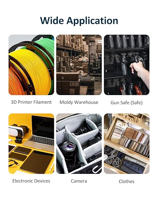 wisedry [ 5 LBS ] Silica Gel Beads Reusable Color Indicating Rechargeable Desiccant Bulk with 10 Pcs Organza Drawstring Bags