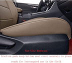EKR Rav4 Seat Covers Custom Fit for Toyota Rav4(Gasoline) 2019 2020 2021 2022 2023 2024 2025 LE/XLE/XLE Premium/Limited,Leath