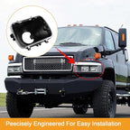 Pair 42437 Headlight Bucket Kit 5X7 Headlight Mounting Replacement for Chevrolet Express GMC Savana 1500 2500 3500 S‎afari Yu