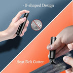 2PCS Window Breaker Seat Belt Cutter 2-in-1 Window Punch Multifunctional Auto Safety Hammer Portable Car Emergency Escape Too