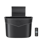 Car Trash Can Mini Trash Bin Garbage Organizer with Plastic Trash Bag Automotive Small Garbage Bin for Home Office Auto Vehicle Car Door Front Back Seat Storage Accessories (Glovebox trash can)
