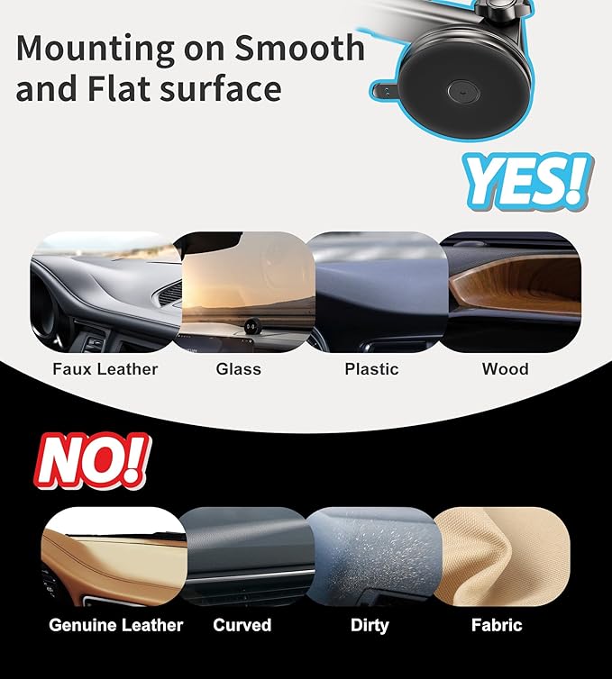 for MagSafe Car Mount Charger Dash/Windshield/Vent Wireless Car Charger with [LED Light], Strong Magnetic Phone Holder for Car for iPhone 17 16 15 14 13 12 Series, Fit MagSafe Accessories