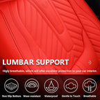 Coverado Car Seat Covers, Leatherette Seat Covers Full Set, Luxury Automotive Seat Covers Protector Cover Seat Universal Fit 