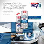 SprayMax 2K 2in1 Headlight Clear Coat | Professional Headlight Restoration Spray & UV Coating Protection | Fixes Scratches, Y