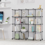 HOMIDEC Closet Organizers and Storage, 16 Cube Storage Organizer, Portable Closet Organizer Cubes Shelves for Clothes, Bedroo