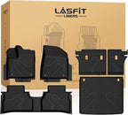 LASFIT Floor Mats & Seatback Mats & Cargo Mat for Nissan Murano 2025-2026, Custom Fit All Weather TPE Easy Clean Durable Floor Liners Car Mats for 2025-2026 Murano, Black