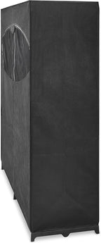 Whitmor Extra-Wide Portable Clothes Closet - 60 Inches Wide - Store Seasonal Clothing - Black