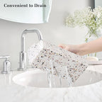 Luxspire Bathroom Counter Organizer, Toothbrush Holder for Bathroom 5 Slot, Large Bathroom Countertop Organizer Storage Bathr