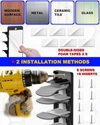 2 Pack Baseball Cap Organizer Can Hold up to 20 Hats for Wall Mount Closet Door Bedroom, Easy to Install Large Capacity Baseb