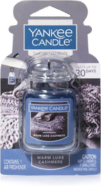 Yankee Candle Car Jar Ultimate, Warm Luxe Cashmere, 0.96 OZ (Pack of 12)