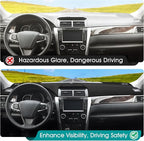 FIILINES Dash Cover for Toyota Camry XV50 2015 2016 2017,Dashboard Mat Accessories Dash Cover Sunshade Nonslip Mesh Protector