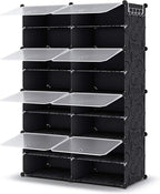 HOMIDEC Shoe Rack, 8 Tier Shoe Storage Cabinet 32 Pair Plastic Shoe Shelves Organizer for Closet Hallway Bedroom Entryway