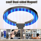 Magnetic Phone Ring for MagSafe Grip [Dual-Sided Magnetic] [Super Magnet] [Magnet Phone Stand Grip Compatible with Car Mounts] Mag Safe Accessory for iPhone 17/16/15/14/13 Pro Max Plus, Grey