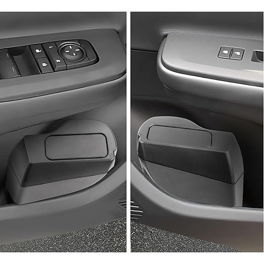 for 2024 Toyota Prius Trash Can for 2023-2025 Toyota Prius/Prius Prime Small Car Trash Bin Prius Front Door Mini Trash Garbage Bin w/Lid for Toyota Prius Accessories (Prius Left&Right Side)