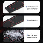 auovo Dash Cover Tray Compatible with Ford Bronco Accessories 2024 2025 2026 Bronco Anti-Slip Silicone Car Dashboard Compartm
